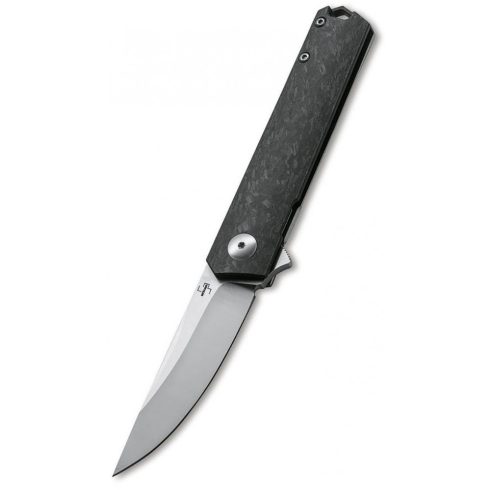 BÖKER PLUS Kwaiken Compact Flipper Marble Carbon rugós bicska