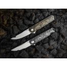 BÖKER PLUS Kwaiken Compact Flipper Marble Carbon rugós bicska