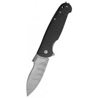 VIPER TECNOCUT Italo Carbon Fiber Linerlock Damascus zsebkés - 01VP301DAM