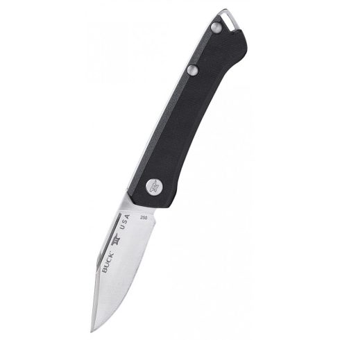 BUCK Saunter Clip Black Micarta zsebkés