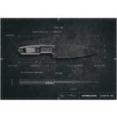 EXTREMA RATIO Shrapnel One AllBlack fixpengés tőr