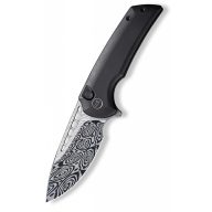 WE KNIFE  Mini Malice Heimskringla damasteel zsebkés