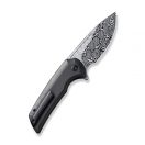WE KNIFE  Mini Malice Heimskringla damasteel zsebkés