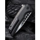 WE KNIFE  Mini Malice Heimskringla damasteel zsebkés
