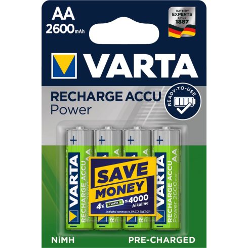 VARTA Akkumulátor POWER R2U Ceruza 2600mAh AA - 05716101404