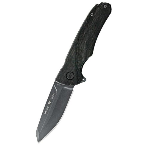 BUCK Sprint Ops Black Canvas Micarta zsebkés