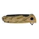 BUCK Sprint Ops Green Canvas Micarta zsebkés