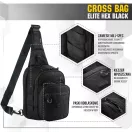 M-TAC Cross Elite Hex Black hátizsák
