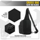 M-TAC Cross Elite Hex Black hátizsák - 10153005