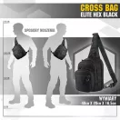 M-TAC Cross Elite Hex Black hátizsák