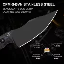 KIZER Mini Harpoon S45VN Fat Carbon fixpengés