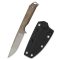KIZER Begleiter Fix 3V Burlap Micarta túlélőkés -  1045MD1