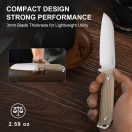 KIZER Begleiter Fix AEB-L G10 Brown túlélőkés