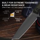 KIZER Begleiter Fix 3V Richlite Tanto túlélőkés