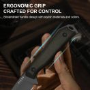 KIZER Begleiter Fix 3V Richlite Tanto túlélőkés