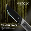 KIZER Smolt G10 Micarta fixpengés - 1063A1