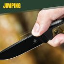 KIZER Smolt D2, G10+Pei fixpengés