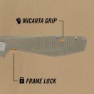GERBER Slimsada Micarta bicska - 1064426