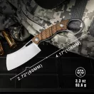KIZER Little Rhino AEB-L Burlap Micarta fixpengés