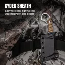 KIZER Little Rhino AEB-L Burlap Micarta fixpengés
