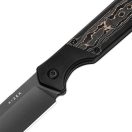 KIZER Militaw Jonathan Styles S35VN Aluminium + Gold Fat Carbon fixpengés