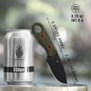 KIZER Beaver OD G-10 Black fixpengés - 1078A1
