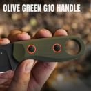 KIZER Beaver OD G-10 Black fixpengés - 1078A1