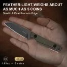 KIZER Phasmids Richlite Chocolate Glacier fixpengés