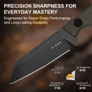 KIZER Phasmids Richlite Chocolate Glacier fixpengés