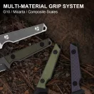 KIZER Phasmids Micarta fixpengés - 1079A3