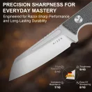 KIZER Phasmids Micarta fixpengés
