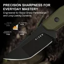 KIZER Quartz AEB-L Black SW fixpengés