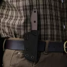 KIZER Splinter Brown G-10 Black Blade  fixpengés - 1087A2