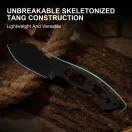 KIZER Rook 10V Black Coating Richlite fixpengés