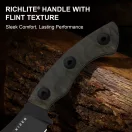 KIZER Rook 10V Black Coating Richlite fixpengés