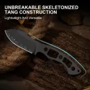 KIZER Rook 3-layer Acid-washed Norplex UltreX Micarta fixpengés