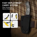 KIZER Rook 3-layer Acid-washed Norplex UltreX Micarta fixpengés - 1090A2