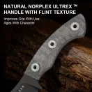 KIZER Rook 3-layer Acid-washed Norplex UltreX Micarta fixpengés