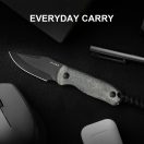 KIZER Azo Drop Bear Clip Point Fixed Micarta fixpengés - 1092A1
