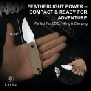 KIZER Drop Bear Fix AEB-L Satin Brown G-10 Fixpengés