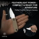 KIZER Drop Bear Fix AEB-L Satin Brown G-10 Fixpengés - 1092A2