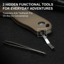 KIZER Drop Bear Fix AEB-L Satin Brown G-10 Fixpengés - 1092A2