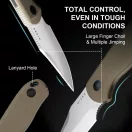 KIZER Drop Bear Fix AEB-L Satin Brown G-10 Fixpengés