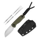 KIZER Azo Drop Bear Sheepfoot Fixed OD G-10 fixpengés