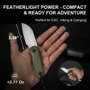 KIZER Azo Drop Bear Sheepfoot Fixed OD G-10 fixpengés