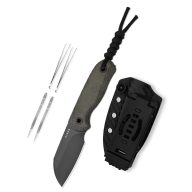 KIZER Drop Bear Fix S45VN Matte DLC Ultra Norplex UltreX Micarta Fixpengés - 1093A3