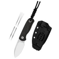 KIZER Drop Bear Fix M390 Satin CF Fixpengés - 1094A3