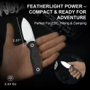 KIZER Drop Bear Fix M390 Satin CF Fixpengés