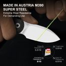 KIZER Drop Bear Fix M390 Satin CF Fixpengés - 1094A3