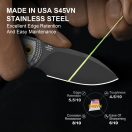 KIZER Drop Bear Fix S45VN Matte DLC Ultra Micarta Fixpengés - 1094A4